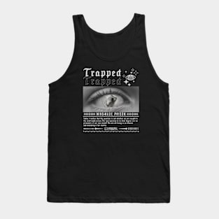 trapped in mind-made prison - brutalist streetwear design Tank Top